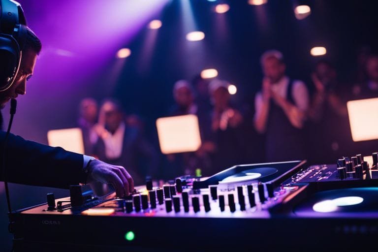 DJ at corporate event